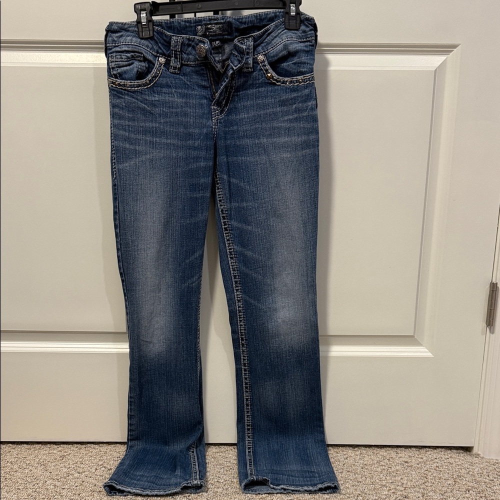 Silver Jeans Women's Boot Cut in Dark Blue